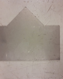 Plate f/crossbone 2mm SST -semi-finished-product